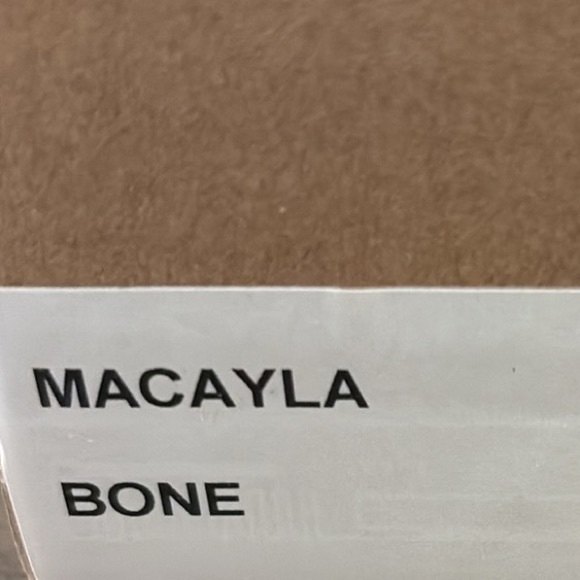 ❌SOLD OUT❌ NIB [Steve Madden] Bone Beige Macayla Block Heel Zip-Up BootS Womens - Picture 15 of 15